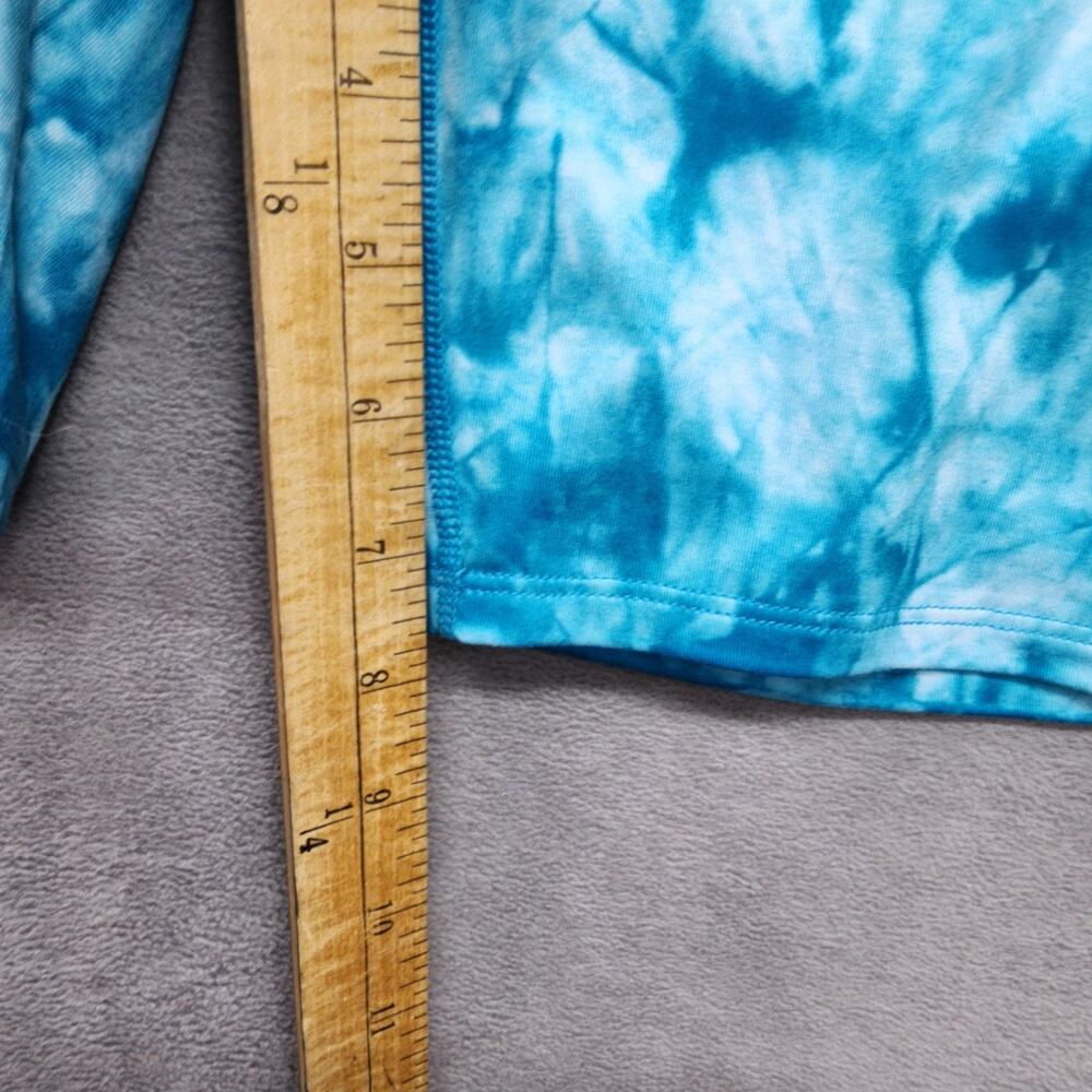 NWT 32 Degrees Women’s L High Waist Bike Shorts Caribbean Sea Tie Dye Heat Cool - Picture 9 of 9